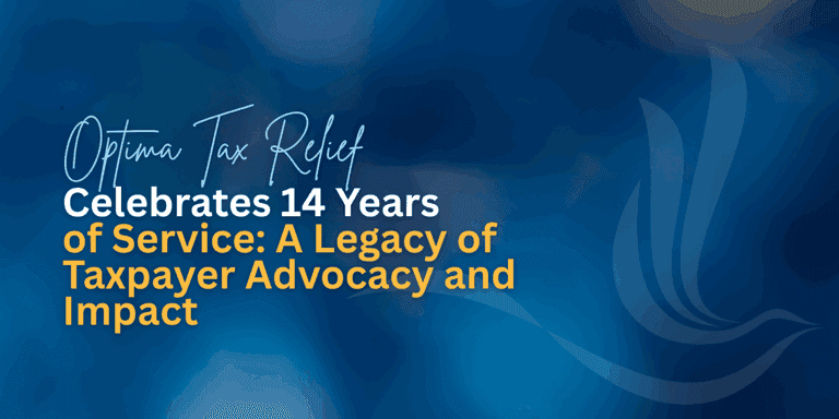 Optima Tax Relief Celebrates 14 Years of Service: A Legacy of Taxpayer Advocacy and Impact