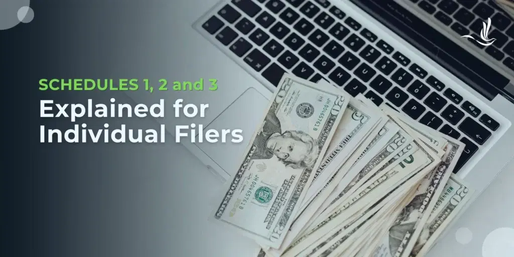 Schedule 1, 2, and 3 Explained for Individual Filers