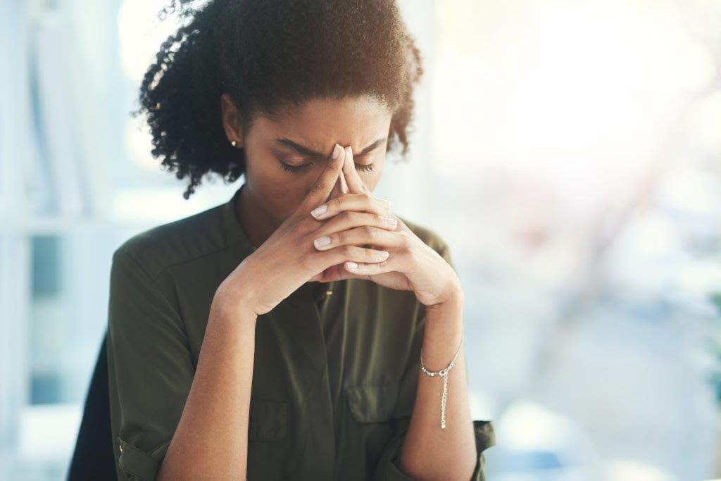 woman in thought