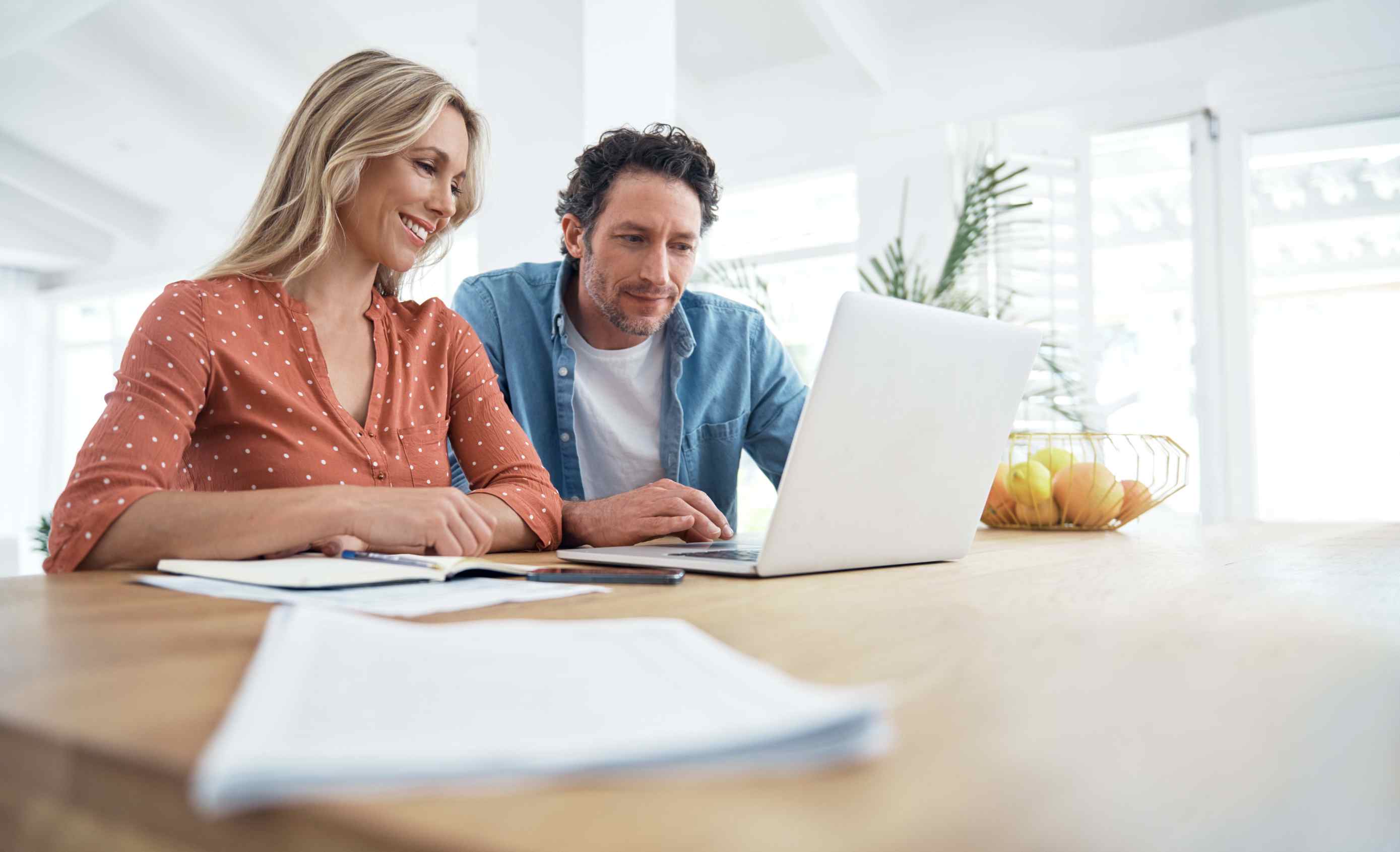 couple working together
