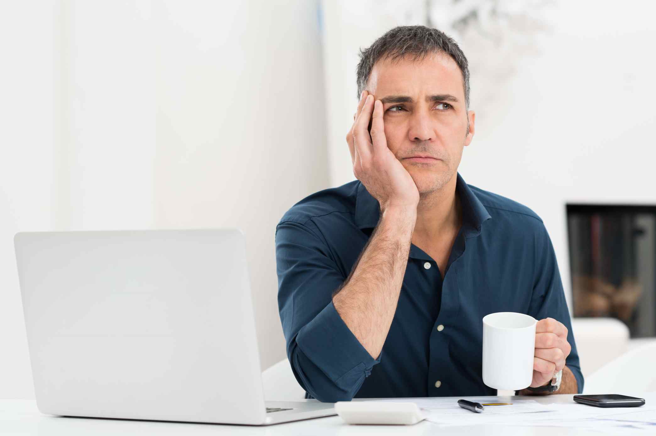 worried man