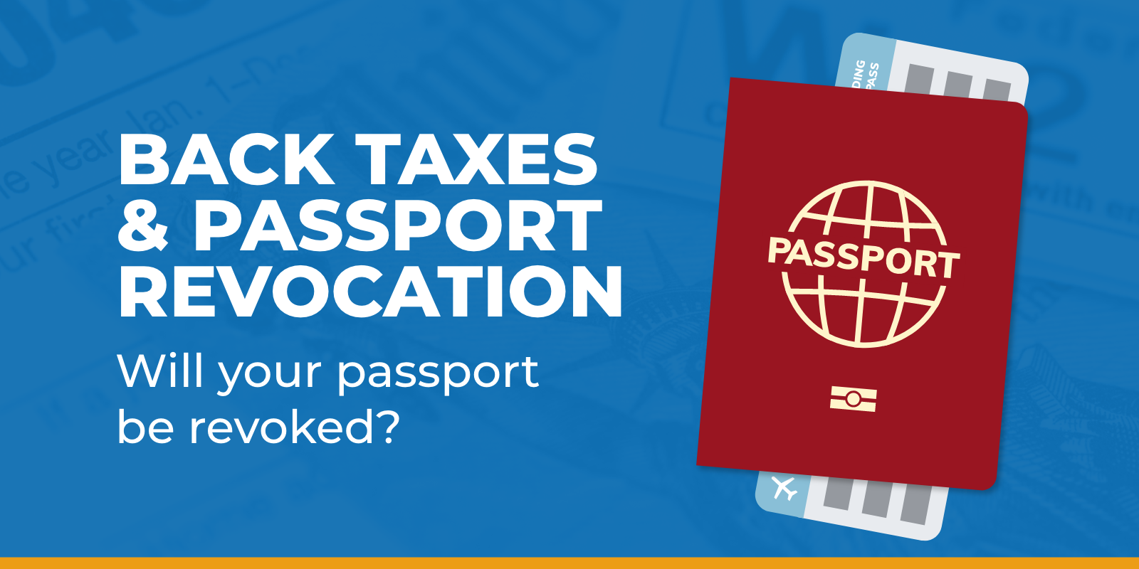 passport denial tax debt
